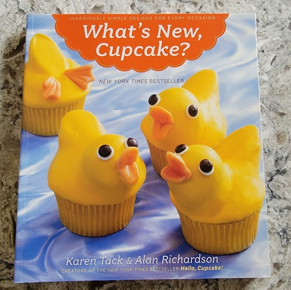 NYT Bestseller What's New Cupcake baking book - 3 or 4/$15 bundle to save more!